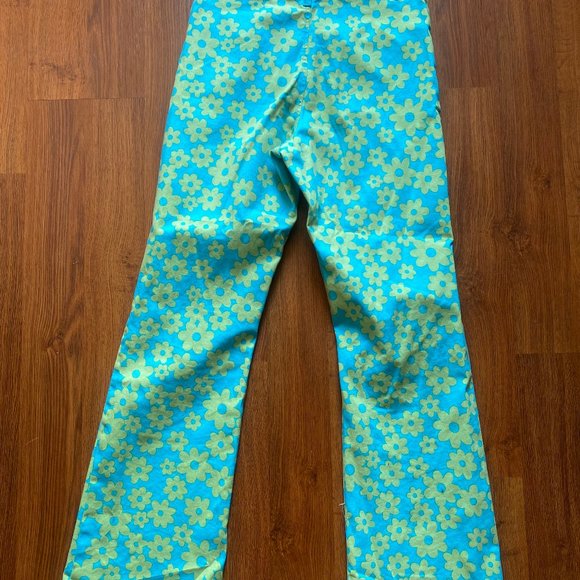 Mango blue and green groovy floral co-ord - Picture 3 of 6